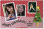 Scrapbook Holiday Photo Cards - Polka Dot Christmas