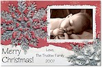 Scrapbook Holiday Photo Cards - Snowflake Dreams
