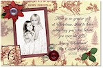 Scrapbook Holiday Photo Cards - Toile Christmas