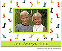 Stacy Claire Boyd Holiday Photo Card - Silly Stockings - Foldover (Blue Trees Album #94150)