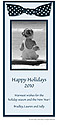 Stacy Claire Boyd Holiday Photo Card - Icicle Blue (Blue Trees Album #80135)