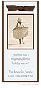 Stacy Claire Boyd Holiday Photo Card - Blue Angel (Blue Trees Album #80137)