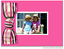 Stacy Claire Boyd Holiday Photo Card - Raspberry Mousse - Foldover (Blue Trees Album #9111)
