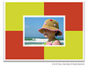 Stacy Claire Boyd Holiday Photo Card - Cherry Limeade - Foldover (Blue Trees Album #9113)