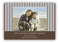 Digital Holiday Photo Cards by Stacy Claire Boyd (Ruffled Stripe)