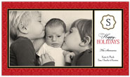 Stacy Claire Boyd - Digital Holiday Photo Cards (Flocked Damask) (D5SH0550)