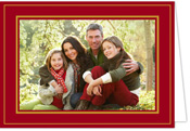 Holiday Photo Mount Cards by Stacy Claire Boyd (Holiday Elegance - Red)