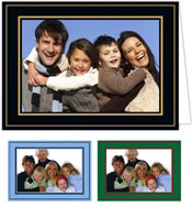 Holiday Photo Mount Cards by Stacy Claire Boyd (Holiday Elegance - Black)