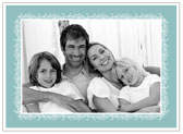 Holiday Photo Mount Cards by Stacy Claire Boyd (Snowdrift - Aqua)