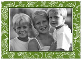 Holiday Photo Mount Cards by Stacy Claire Boyd (Floral Fancy - Evergreen)
