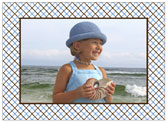 Holiday Photo Mount Cards by Stacy Claire Boyd (Playful Plaid - Blue)