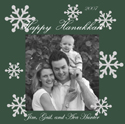Take Note Designs - Evergreen and Silver Snowflake 5X5 Photo Cards (TND-U0320)