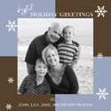 Take Note Designs - Blue and Brown Block with Snow Digital Photo Cards (TND-U0347)