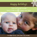 Take Note Designs - Celedon with Brown Borders Digital Photo Cards (TND-U0420)