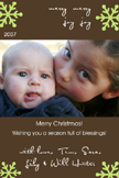Take Note Designs - Chocolate and Green Full Image 4x6 Photo Cards