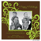 Take Note Designs - Chocolate and Green Scrolls (TND-Q1-0260)