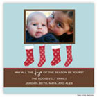 Take Note Designs - Blue with Red Patterned Stockings (TND-Q1-0276)