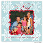 Take Note Designs - Blue with White Snowflakes Noel (TND-Q1-0309)