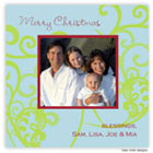 Take Note Designs - Blue with Green Scroll (TND-Q1-0327)