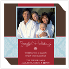 Take Note Designs Digital Photo Cards - Blue Scroll Band (TND-U0307)