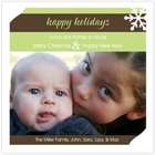 Take Note Designs Digital Photo Cards - Celedon with Brown Borders (TND-U0420)