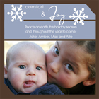 Take Note Designs Digital Photo Cards - Comfort and Joy (TND-U0501)