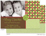 Take Note Designs Digital Holiday Photo Cards - Christmas Argyle (TND-Q2-99223)