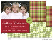 Take Note Designs Digital Holiday Photo Cards - Christmas Plaid and Tweed (TND-Q2-99224)
