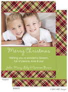 Take Note Designs Digital Holiday Photo Cards - Christmas Plaid (TND-Q2-99239)
