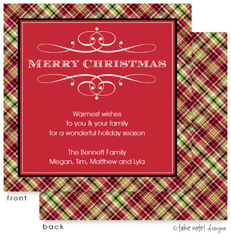 Take Note Designs Digital Holiday Invitations/Greeting Cards - Christmas Cheer (TND-A2-97411)