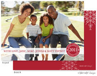Take Note Designs Digital Holiday Photo Cards - Christmas Seal (TND-Q2-99250)