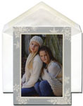 William Arthur Holiday Photo Cards - Embossed Shimmer Snowflakes (#29-95516)