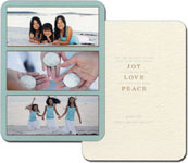 William Arthur Digital Holiday Photo Cards - Round Corner Ecru (#76616)