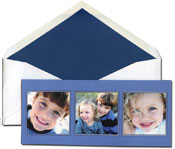 William Arthur Digital Holiday Photo Cards - Marine Blue & Navy Blue Multi (#95782)