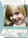 William Arthur Digital Holiday Photo Cards - Snowflake Short Fold (#95964)