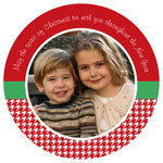 iDesign - Houndstooth Round Holiday II Card (Houndstooth Round Holiday II Card)