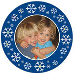 iDesign - Snowflake Round Holiday II Card (Snowflake Round Holiday II Card)