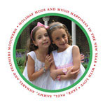 iDesign - Large Photo Round Holiday II Card (Large Photo Round Holiday II Card)