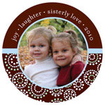 iDesign - Swirls and Swirls of Dots Holiday II Card (Swirls and Swirls of Dots Holiday II Card)