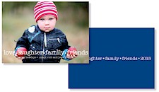 iDesign - Love Laughter Family Friends - Blue (Love Laughter Family Friends - Blue)