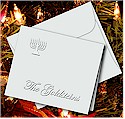 Classic Impressions Embossed Gift Enclosure Cards - Menorah Gift Enclosures (WB7168)