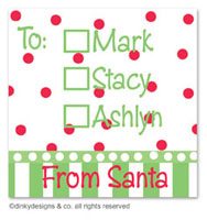 Dinky Designs Holiday Gift Enclosure Cards - Christmas Candy (Holiday) [Cookie Dough] (GC-787C-01)