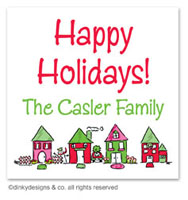 Dinky Designs Holiday Gift Enclosure Cards - From Our Home To Yours (Holiday) [Cookie Dough] (GC-825F)