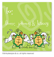 Dinky Designs Holiday Gift Enclosure Cards - Two Turtle Doves (Holiday) [Finer] (GC-833T)