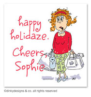 Dinky Designs Holiday Gift Enclosure Cards - Holi-Daze (Holiday) [Sunnydale] (GC-834H)