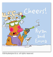 Dinky Designs Holiday Gift Enclosure Cards - Olive The Other Reindeer (Holiday) [Beachcomber] (GC-835X)