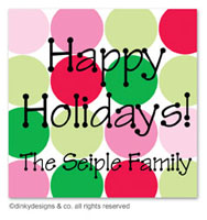 Dinky Designs Holiday Gift Enclosure Cards - Polka Dot Holiday (Holiday) [Tinker toy] (GC-841P)