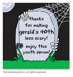 Dinky Designs Holiday Gift Enclosure Cards - R.I.P. Remember It'S A Party (Holiday) [Eraser dust] (GC-850R)