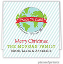 Holiday Gift Enclosure Cards by PicMe Prints - Peace On Earth Square (Folded)