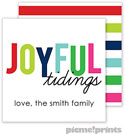 Holiday Gift Enclosure Cards by PicMe Prints - Joyful Tidings Square (Flat)